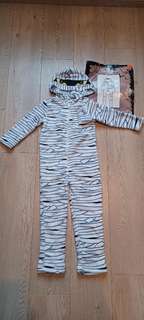 Verkleedkleding - Onesie Mummie - Maat 98/104 - Nieuw!, Ophalen of Verzenden, Nieuw, 104 of kleiner, Jongen of Meisje