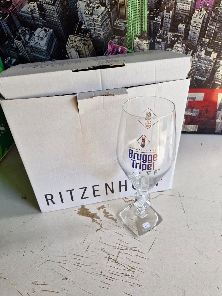 set 6 BRUGSE TRIPLE - LUXE GLAZEN - BROUWERIJ DE GOUDEN BOOM, Verzamelen, Biermerken, Nieuw, Glas of Glazen, Overige merken, Ophalen of Verzenden