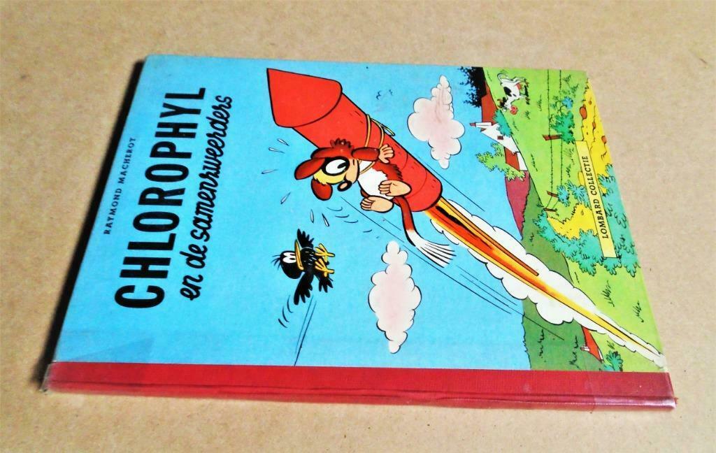 Chlorophylle et les conspirateurs: 1e Belg. editie - 1956, Boeken, Stripverhalen, Gelezen, Eén stripboek, Ophalen of Verzenden