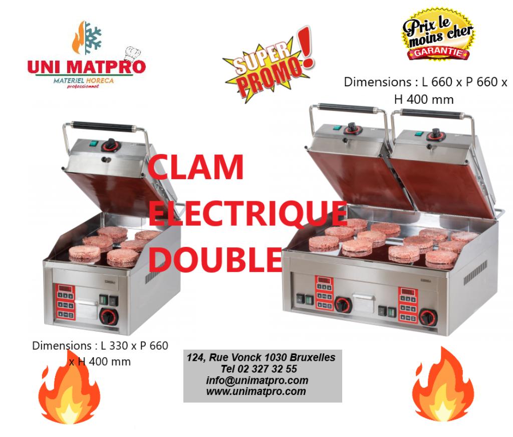 clam électrique gril burger, Electroménager, Ventilateurs, Neuf, Enlèvement ou Envoi