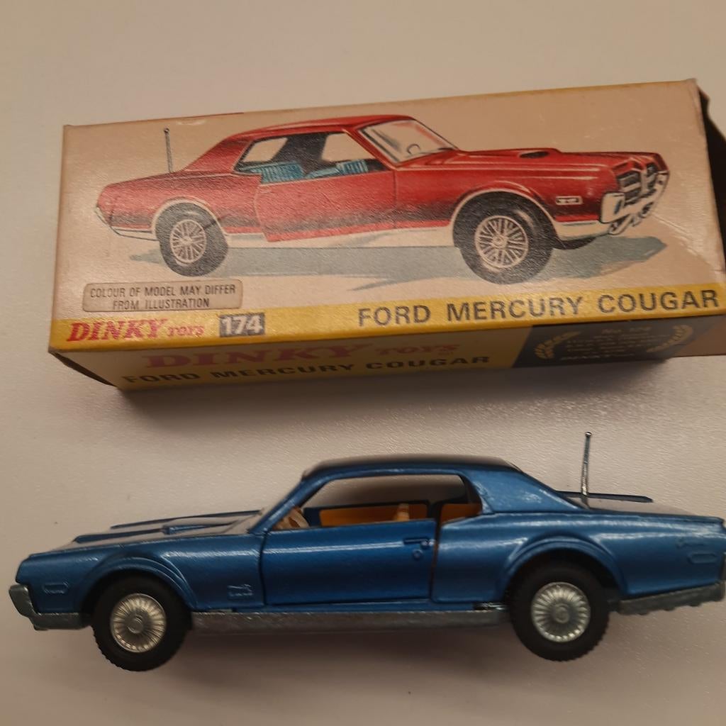 DINKY TOYS UK nr.174: MERCURY COUGAR*MIB*VINTAGE*, Hobby en Vrije tijd, Modelauto's | 1:43, Nieuw, Auto, Dinky Toys, Ophalen