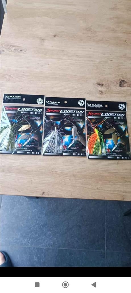 Spinnerbaits illex (jackall), Ophalen of Verzenden, Zo goed als nieuw