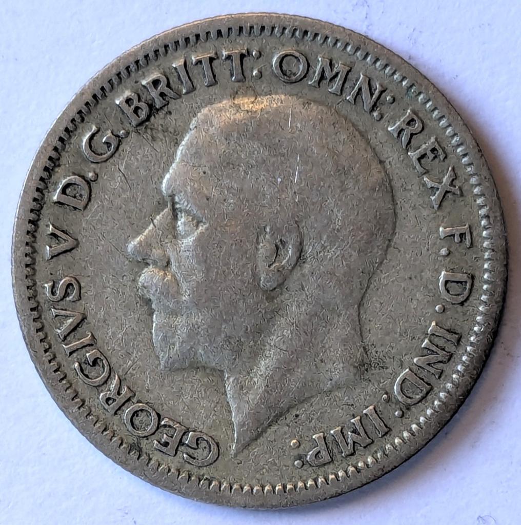 Munt van het Verenigd Koninkrijk: 6 pence 1936 - zilver, Ophalen of Verzenden, Overige landen, Losse munt, Zilver
