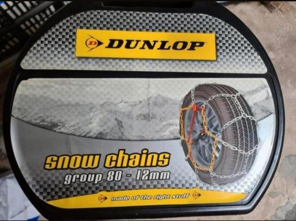 Chaînes neige Dunlop, Enlèvement, Neuf