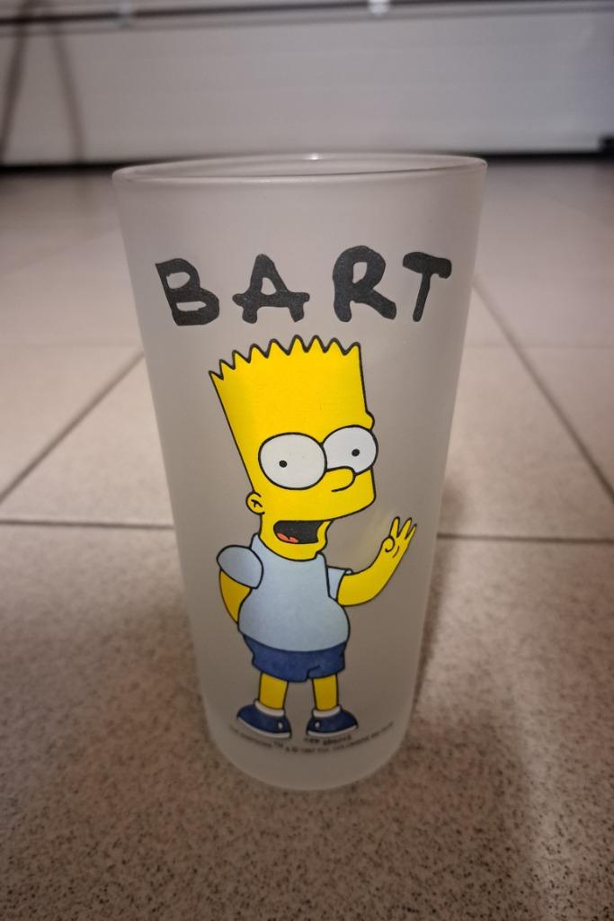 Glas Bart Simpson, Verzamelen, Ophalen, Zo goed als nieuw