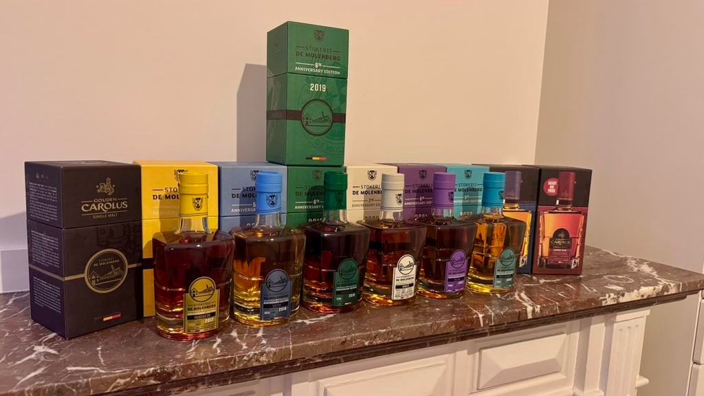 Gouden Carolus Whisky Tijdlijn 2017 - 2022, Verzamelen, Ophalen, Overige gebieden, Overige typen, Nieuw