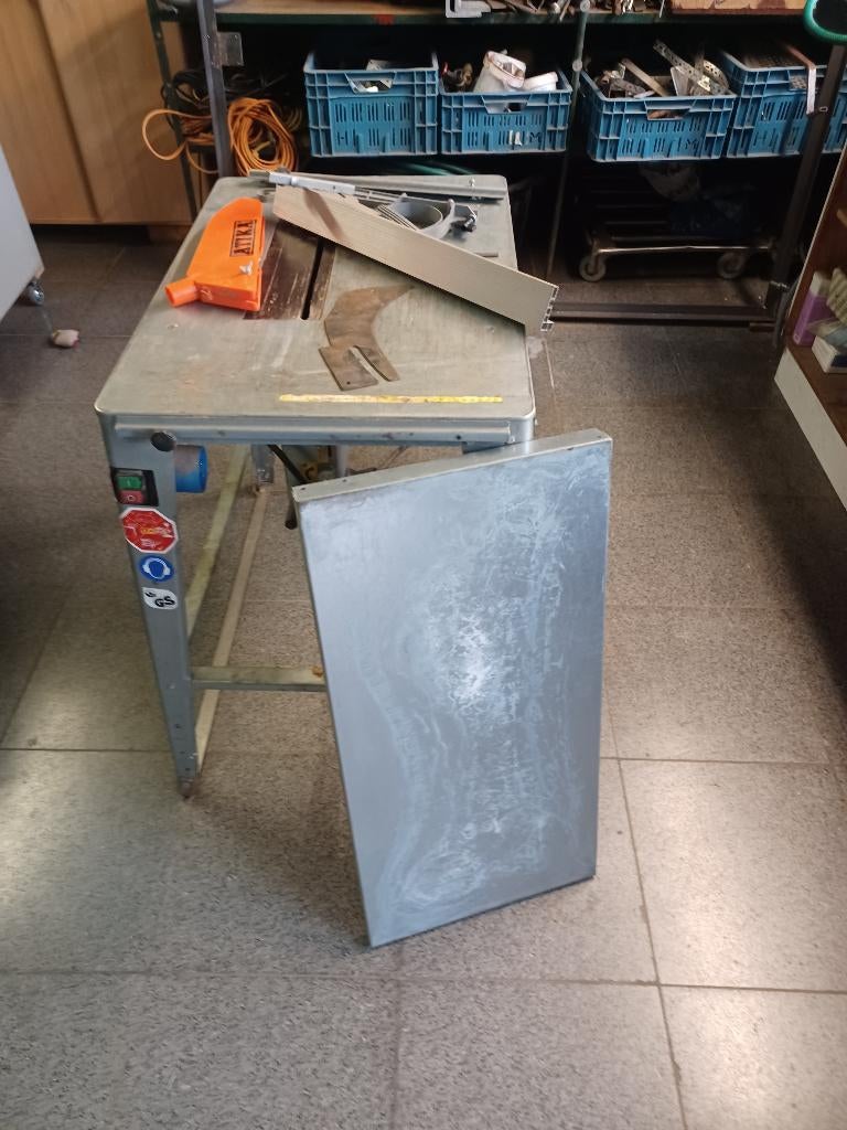 tafelzaag, Doe-het-zelf en Bouw, Gereedschap | Zaagmachines, Ophalen, Gebruikt, 70 mm of meer, Overige typen