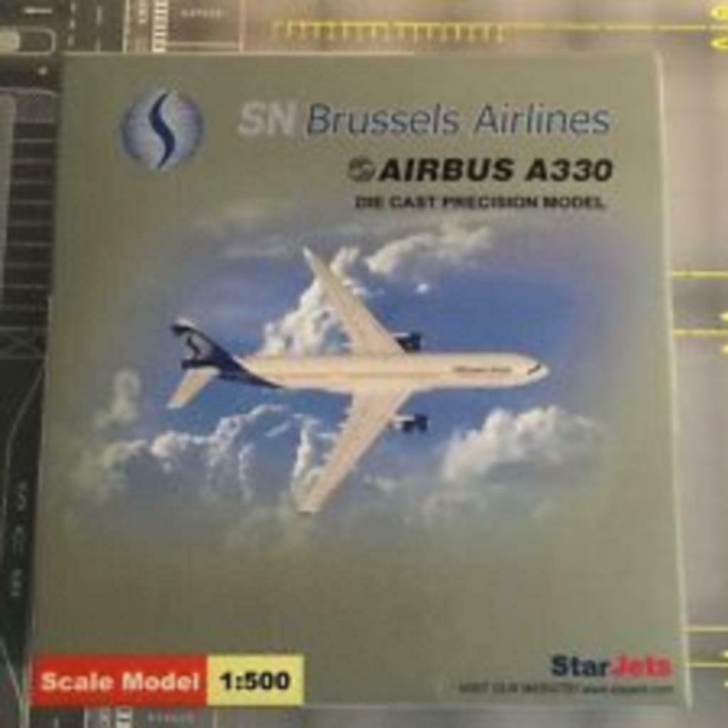 SCHUCO STARJET 355 7607 AIRBUS A330 BRUSSELS AIRLINES 1/500, Neuf, Autres marques, Enlèvement ou Envoi, 1:200 ou moins