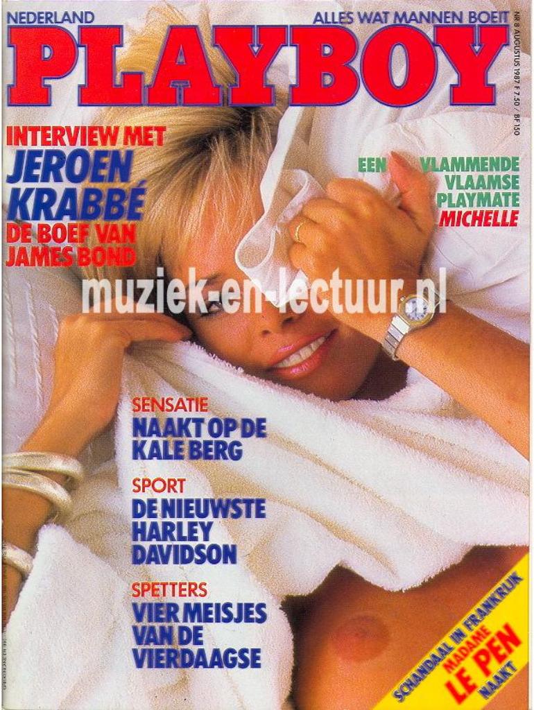 Playboy 1987( Pierrette Lalanne: ex Jean Marie Le Pen), Ophalen, Zo goed als nieuw