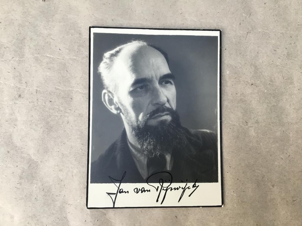 Bidprentje rouwprentje schilder Jan van Rijswijck, Ophalen of Verzenden, Bidprentje