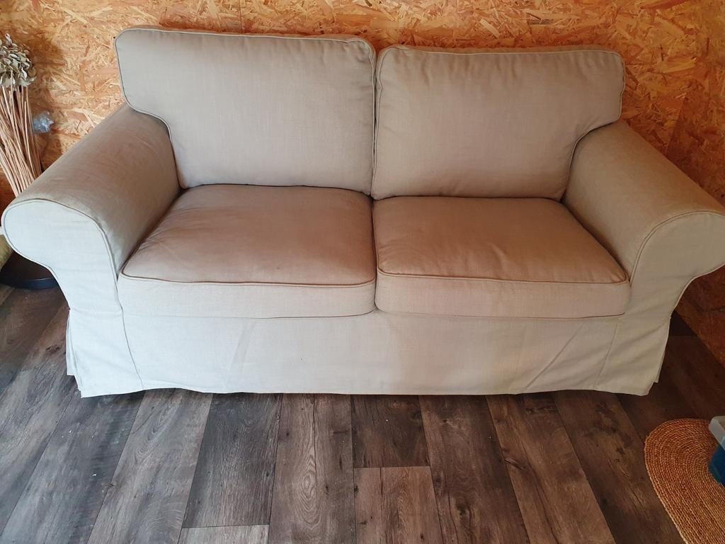 Ektorp 2 zit beige, Huis en Inrichting, Ophalen, Zo goed als nieuw