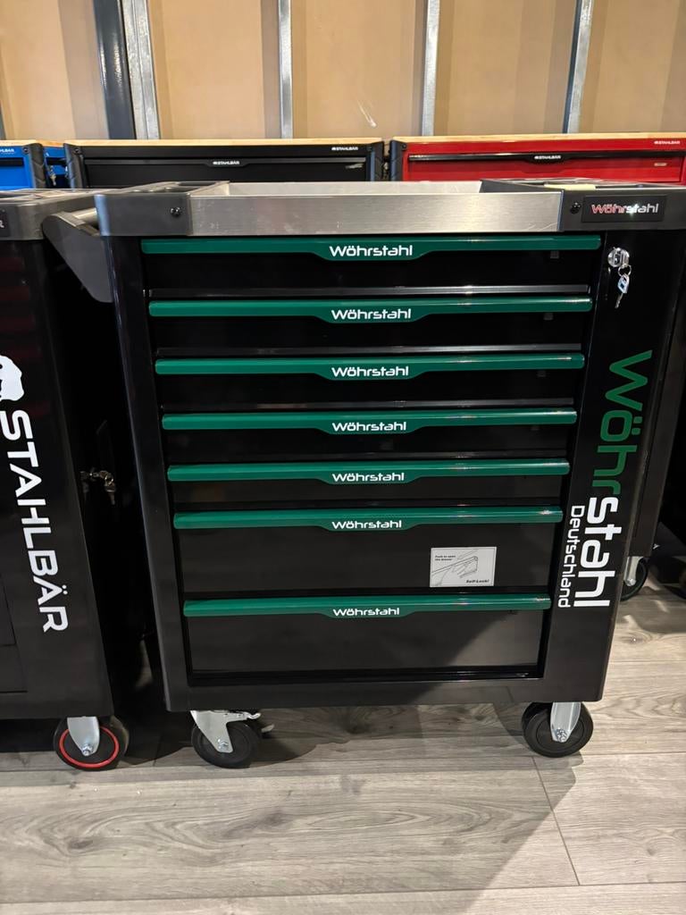 Wöhrstahl Gereedschapswagen 7/7 Gevuld Nieuw In Doos, Auto diversen, Autogereedschap, Nieuw, Ophalen