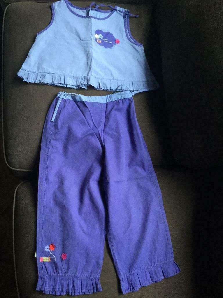 Ensemble été Catimini 126 cm 8 ans TBE, Enfants & Bébés, Catimini, Enlèvement ou Envoi, Ensemble, Utilisé