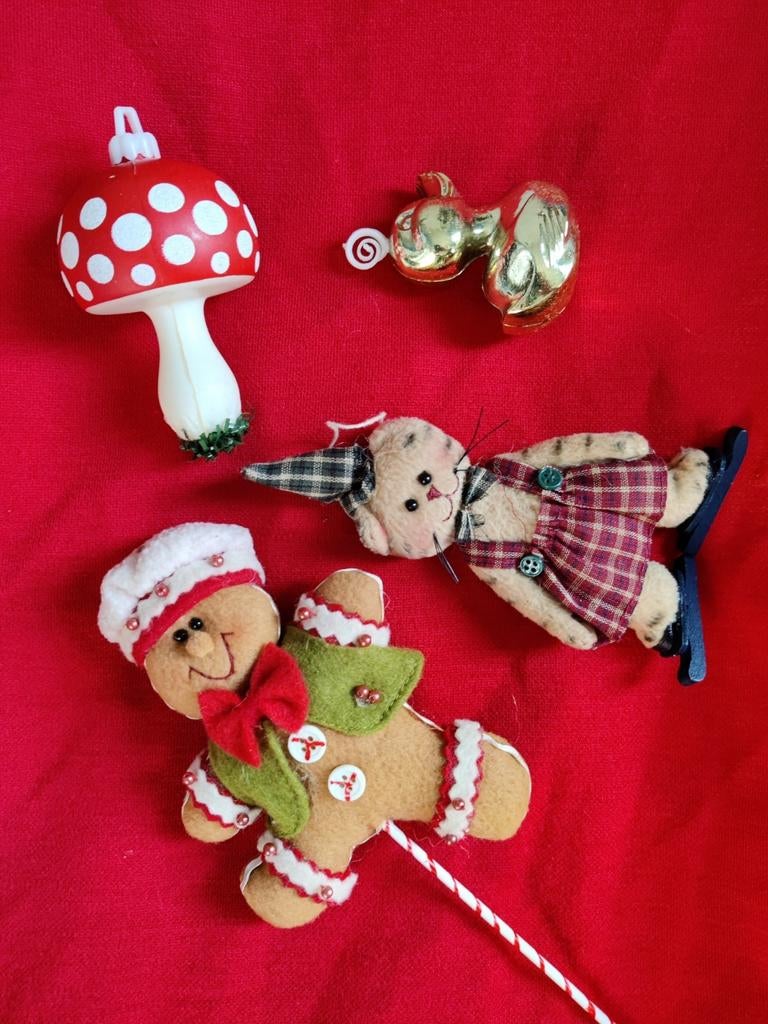 Authentieke nostalgische kerstfiguren, Ophalen of Verzenden, Zo goed als nieuw