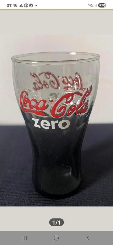 GEZOCHT Coca-Cola Zero glazen (zie foto), Verzamelen, Ophalen of Verzenden, Nieuw