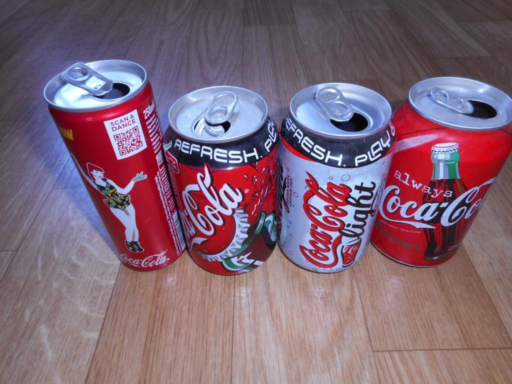 COCA-COLA BLIKJES, Ophalen of Verzenden, Zo goed als nieuw, Gebruiksvoorwerp