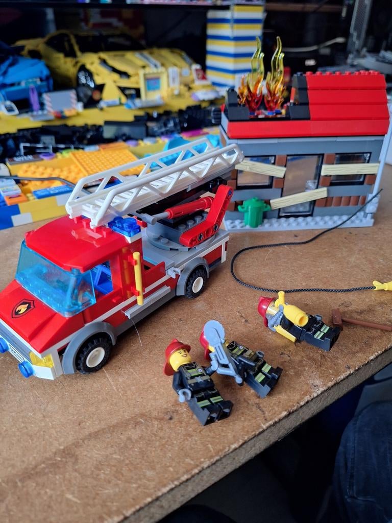 LEGO City  LEGO Fire Emergency 60003, Kinderen en Baby's, Ophalen of Verzenden, Zo goed als nieuw, Complete set, Lego
