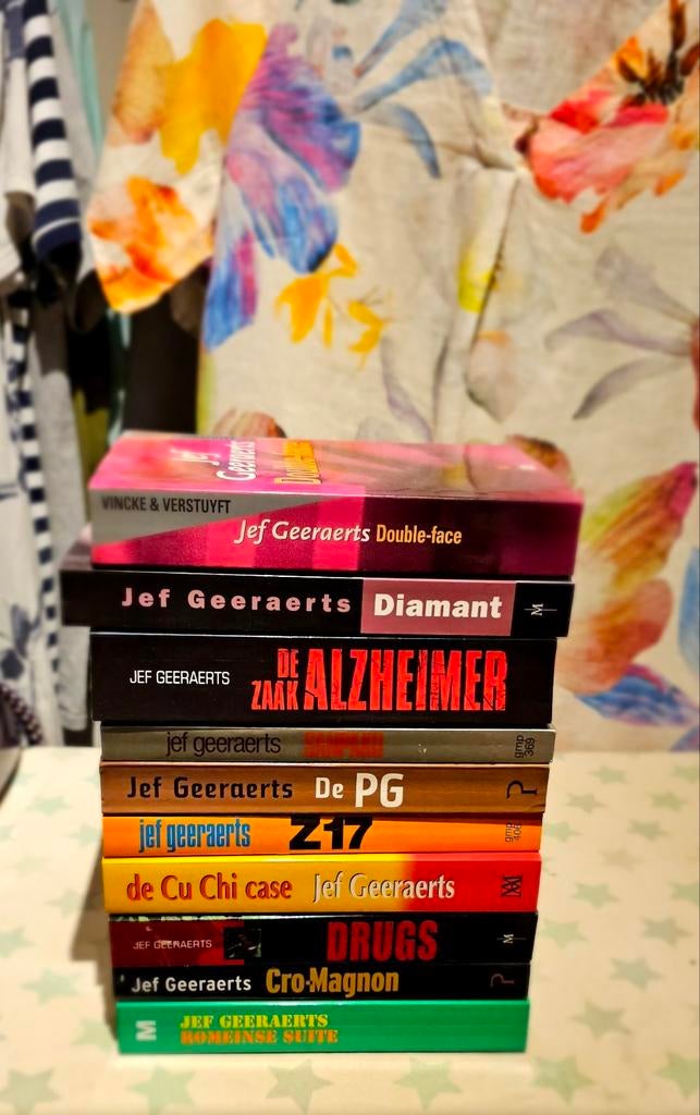Jef Geeraerts - set 10 boeken - de meester himself, Boeken, Ophalen of Verzenden, Zo goed als nieuw, Populaire fictie
