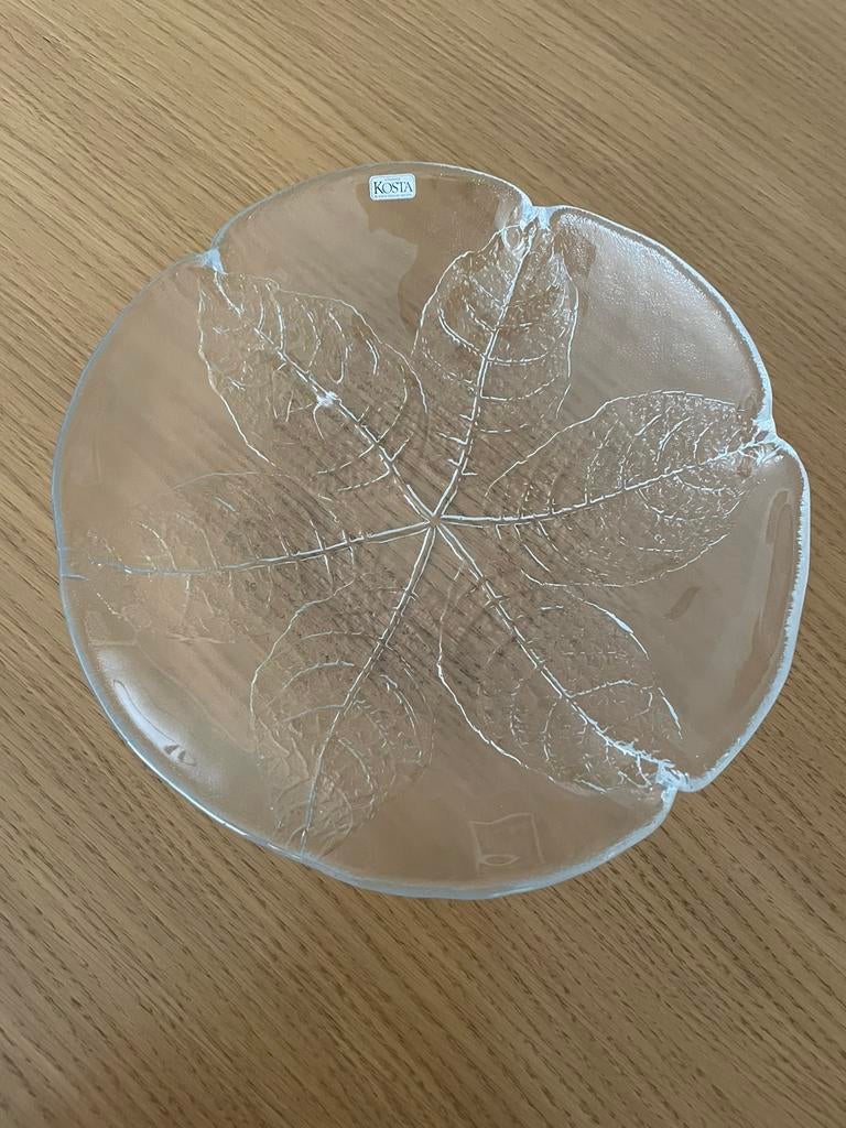 Fruitschaal glas Kosta boda, Huis en Inrichting, Schaal, Rond, Ophalen of Verzenden, Glas