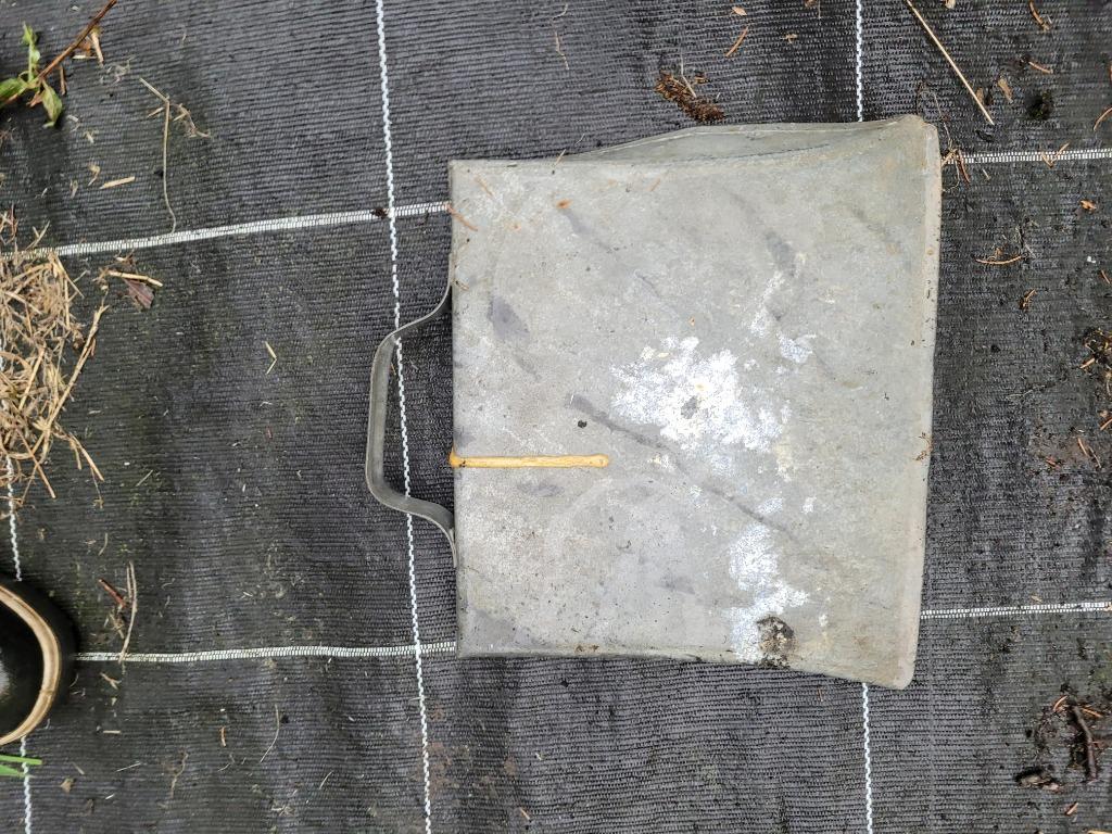 zinken vuilblik, Antiek en Kunst, Ophalen