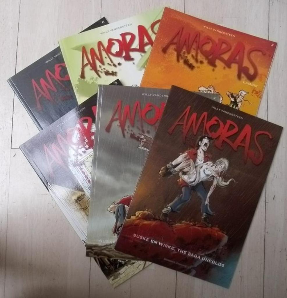 Strips Amoras, Boeken, Ophalen