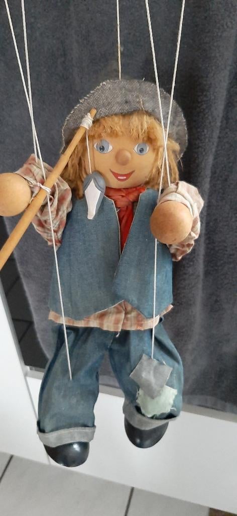 Marionet visser Tellon collectie, Ophalen of Verzenden, Zo goed als nieuw