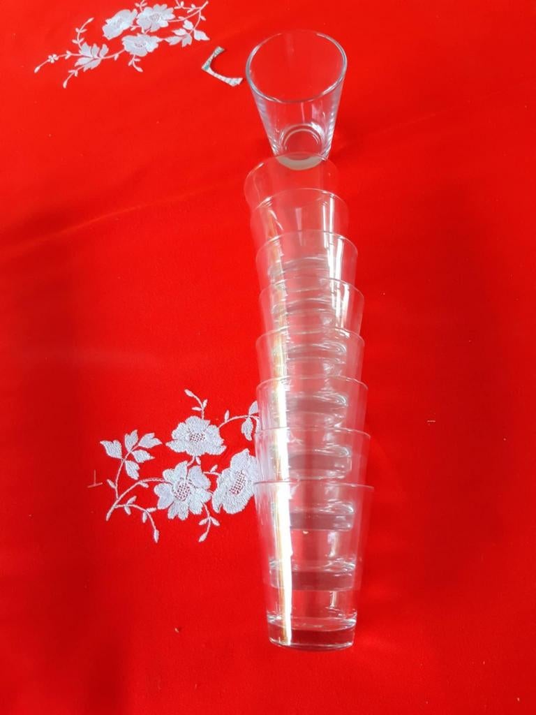 14, 10 et 9 verrines en verre, Collections, Verres & Petits Verres, Enlèvement, Comme neuf