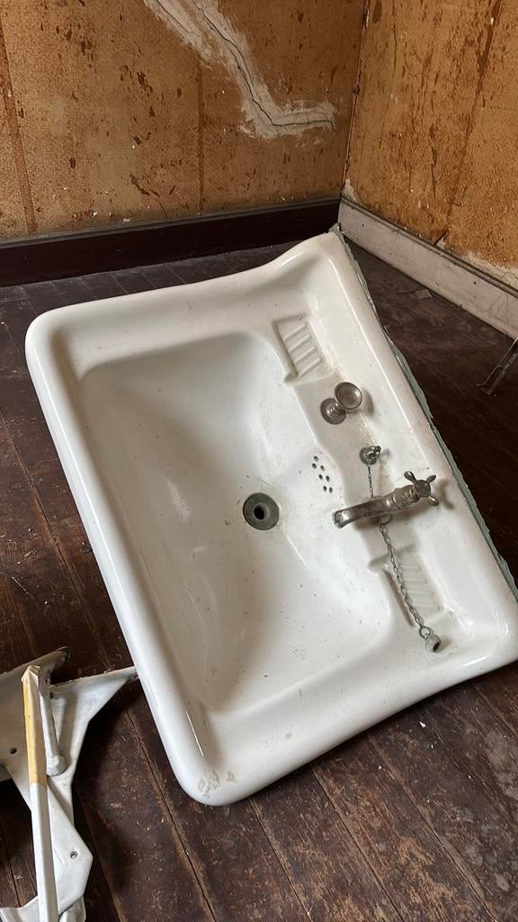 Vintage lavabo, Huis en Inrichting, Ophalen, Gebruikt