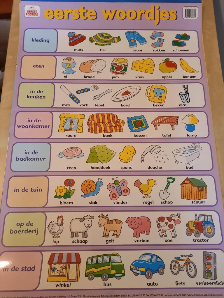 Educatieve posters Deltas €3/ poster, Ophalen, Zo goed als nieuw, Taal en Lezen