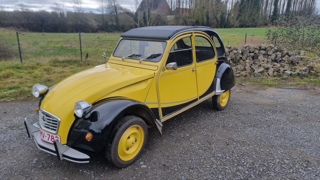 Citroën 2pk Charleston geel-zwart, Zwart, Zwart, Particulier, Te koop