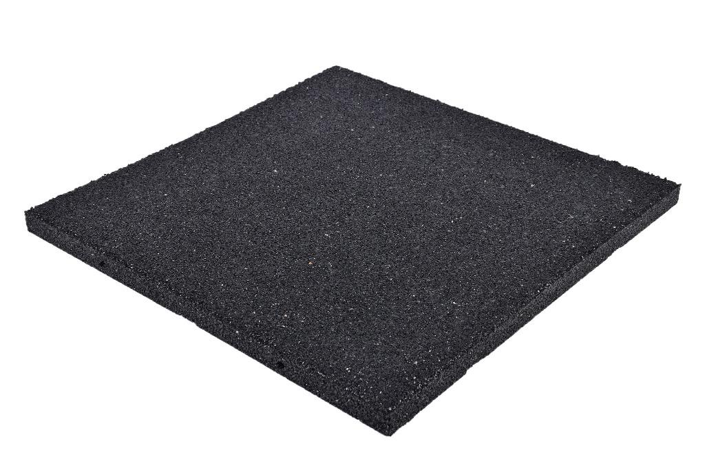 Zwarte Rubber Terras / Tuin Tegels 50 x 50 x 2.5cm, Enlèvement ou Envoi, Neuf, Caoutchouc, Tuiles de terrasse