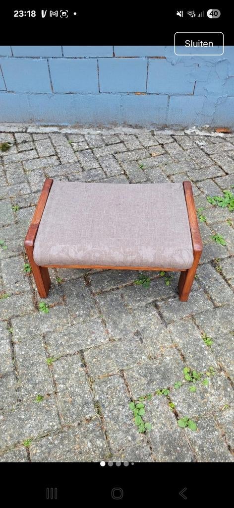 Magnifique pouf vintage, Enlèvement