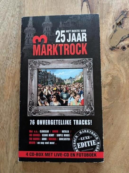 4 cd box 25 jaar Marktrock, Ophalen of Verzenden, Gebruikt