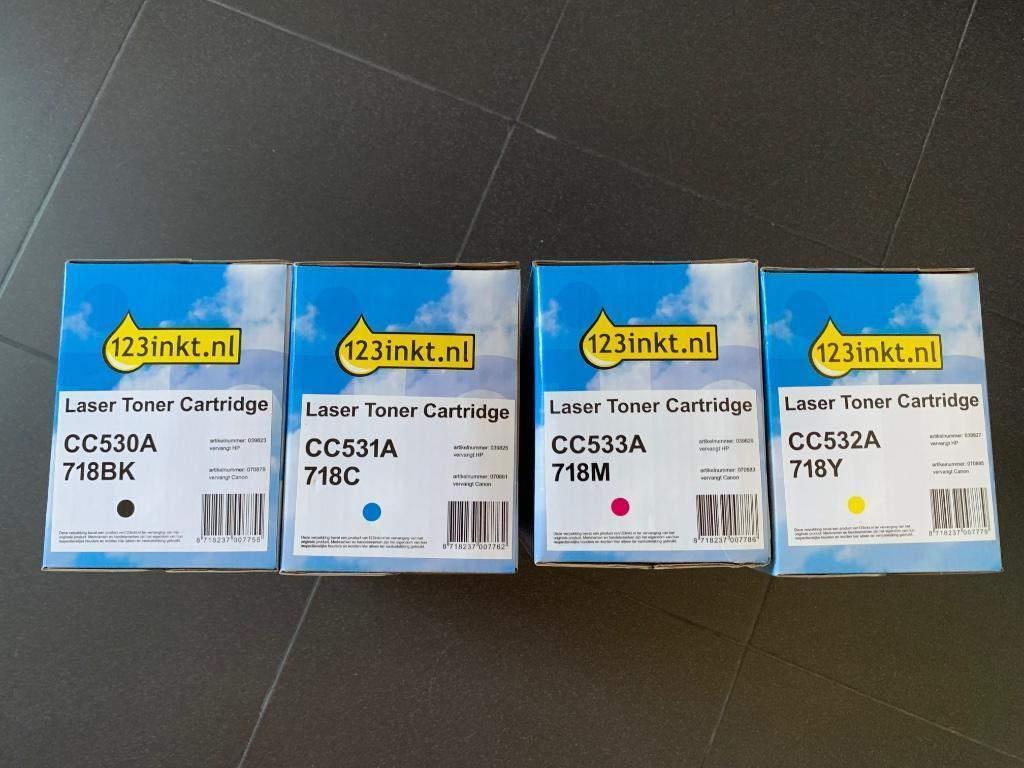 Laser Toner Cartridge ( 4kleuren) nieuw in doos!, Ophalen, Nieuw, Cartridge, 123inkt.nl