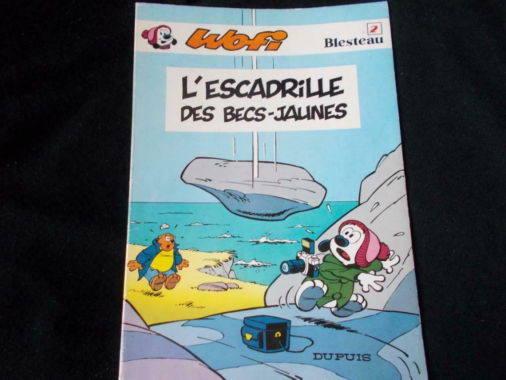 Wofi  T.2  "L'Escadrille des Becs-Jaunes"  (EO janvier 1982), Ophalen, Eén stripboek, Zo goed als nieuw, Albert BLESTEAU