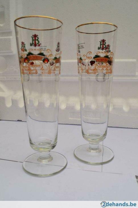 Bierglazen Lindemans, Verzenden, Nieuw, Glas of Glazen