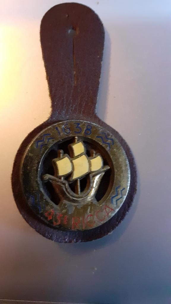 pucelle française 43eme ricca régiment infanterie, Enlèvement ou Envoi, Armée de terre, Emblème ou Badge
