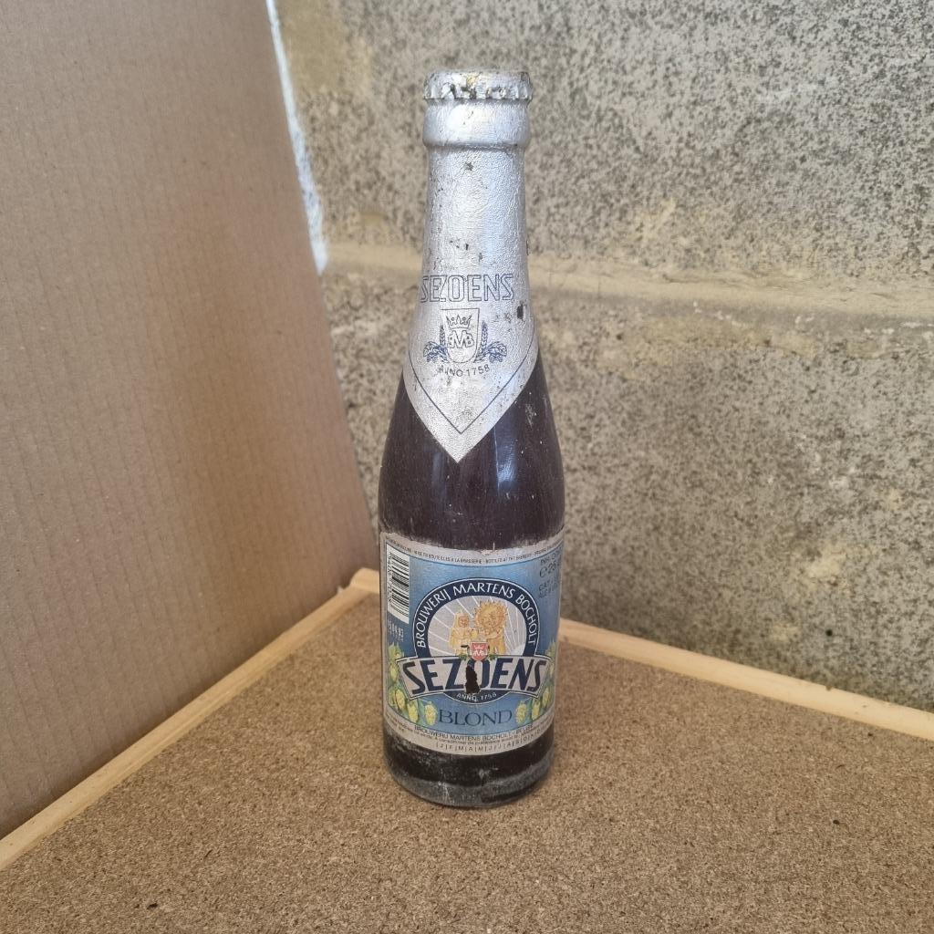 Bouteille de bière Sezoens Blond, Ophalen of Verzenden, Gebruikt, Flesje(s), Overige merken