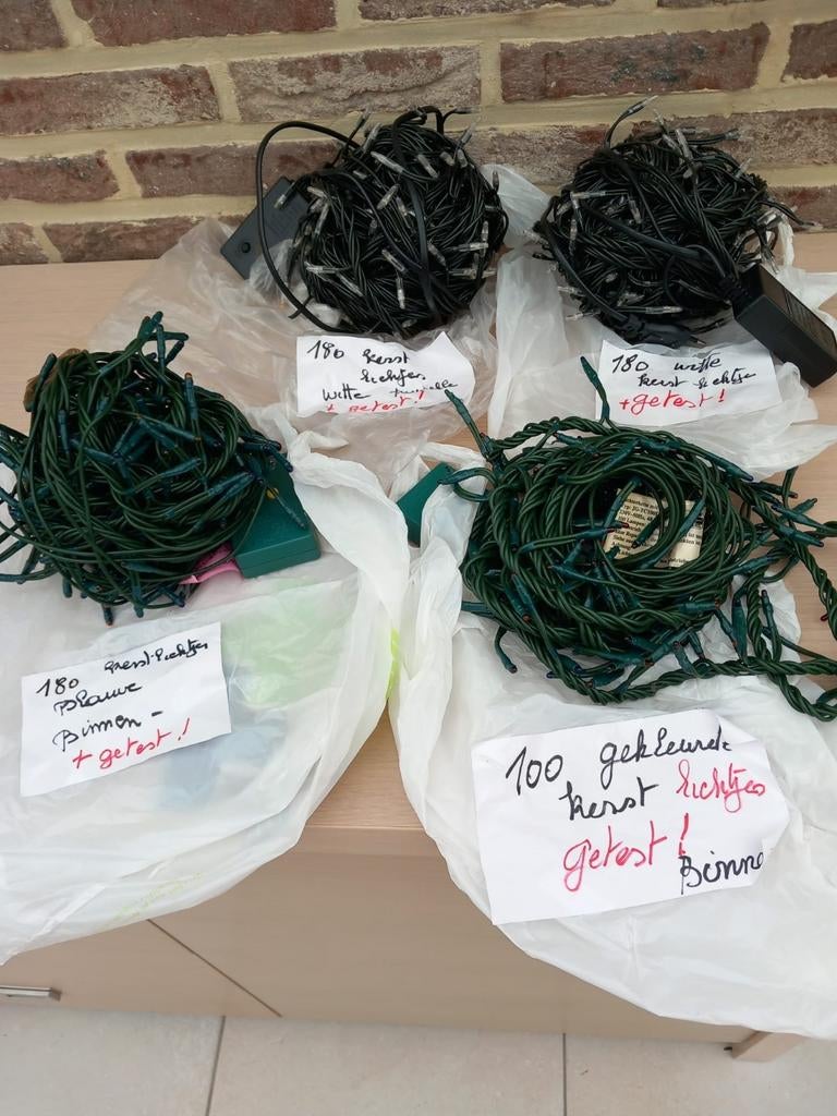 Verschillende kerstlampjes, Diversen, Ophalen of Verzenden, Zo goed als nieuw