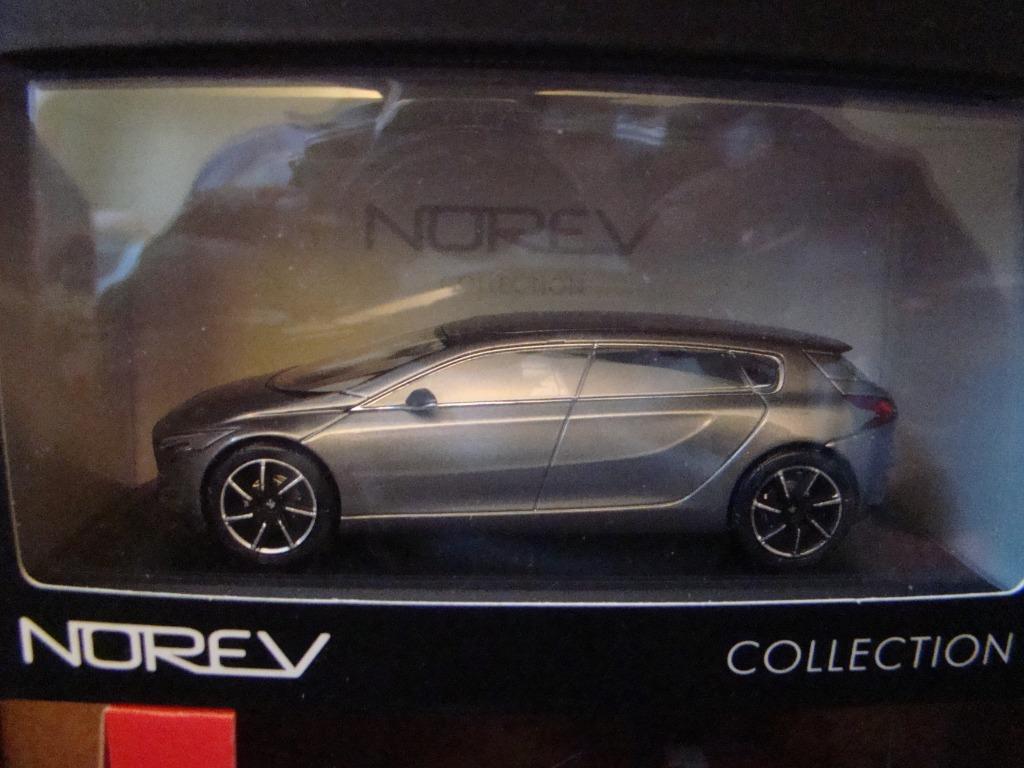 Peugeot concept car HX1 - 1/43 Norev, Ophalen of Verzenden, Zo goed als nieuw, Auto, Norev