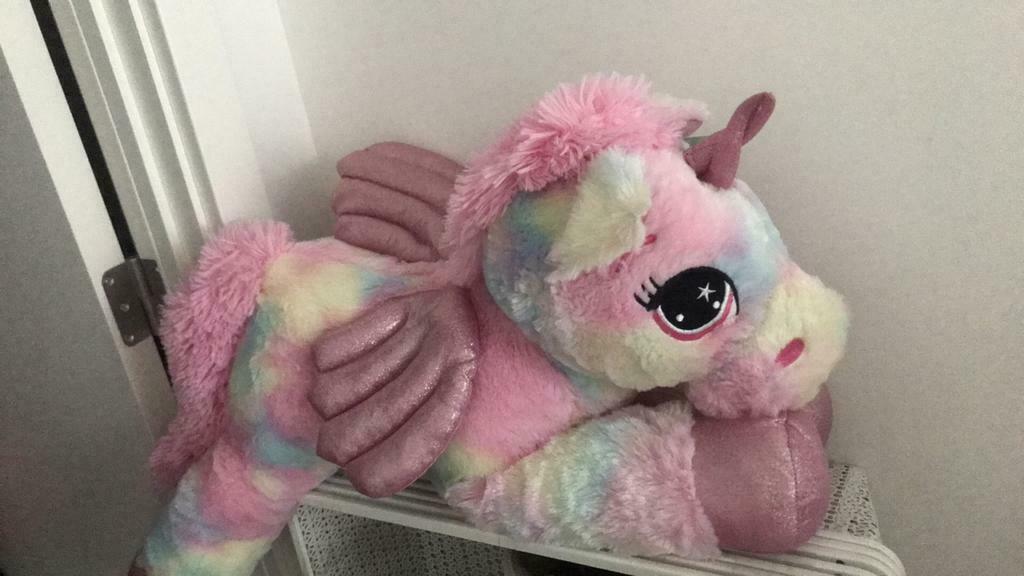 Peluche licorne rose neuve grande, Enfants & Bébés, Comme neuf