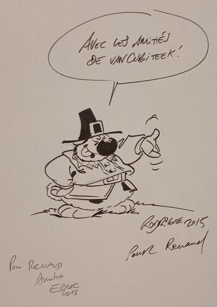 BD Cubitus 10 Dédicace EO Rodrigue Erroc, Livres, BD, Neuf, Une BD, Enlèvement ou Envoi