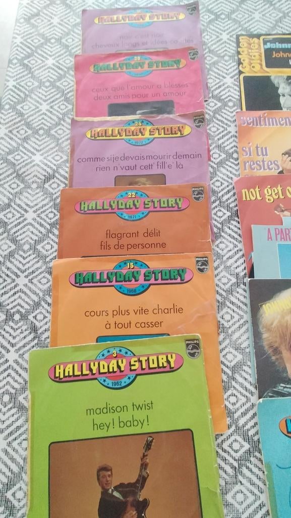 45 tours Johnny Hallyday, Enlèvement, Comme neuf