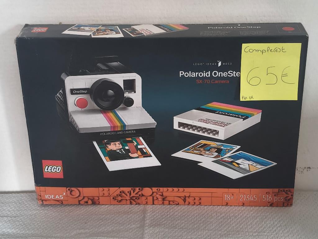 Lego Ideas 21345 Polaroid OneStep SX-70, Ophalen of Verzenden, Gebruikt, Lego