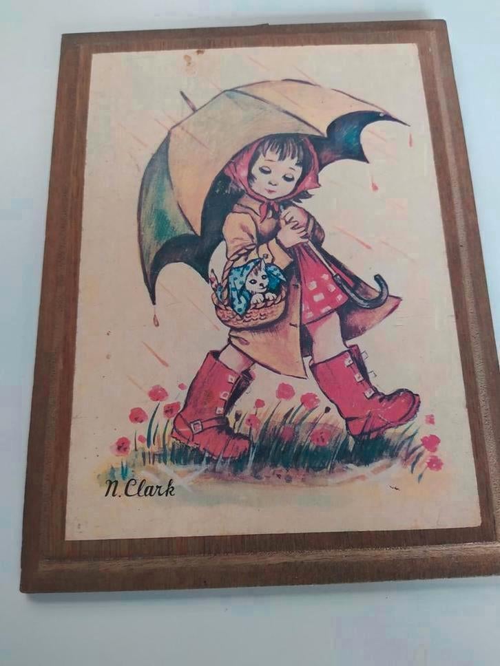 Houten wanddecoratie, Ophalen of Verzenden