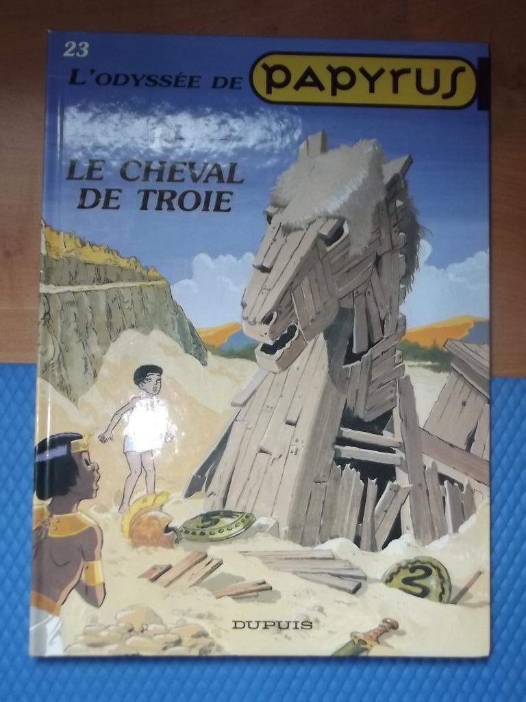 PAPYRUS - 23. Le cheval de Troie / EO, De Gieter, Enlèvement ou Envoi, Une BD, Comme neuf