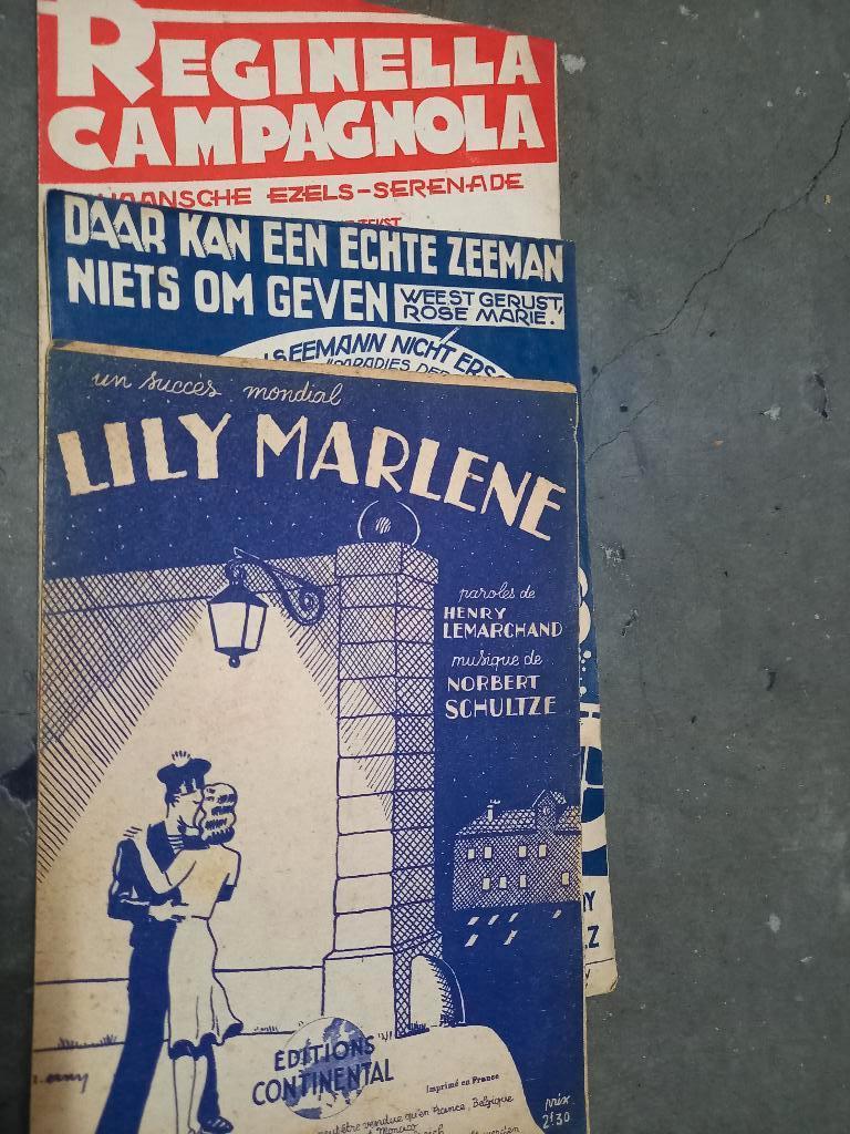 Partituren (oudere) voor piano, Muziek en Instrumenten, Ophalen, Gebruikt, Piano