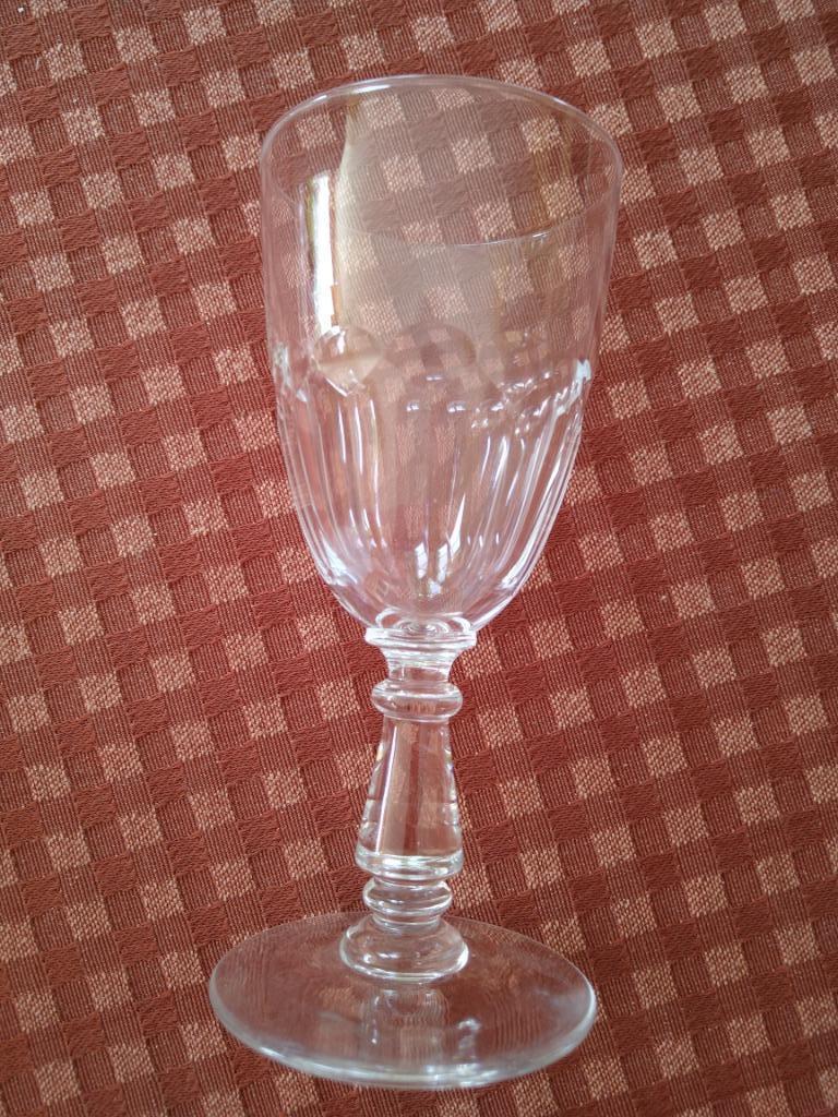 1 grand verre Val Saint Lambert - Héritage, Enlèvement ou Envoi