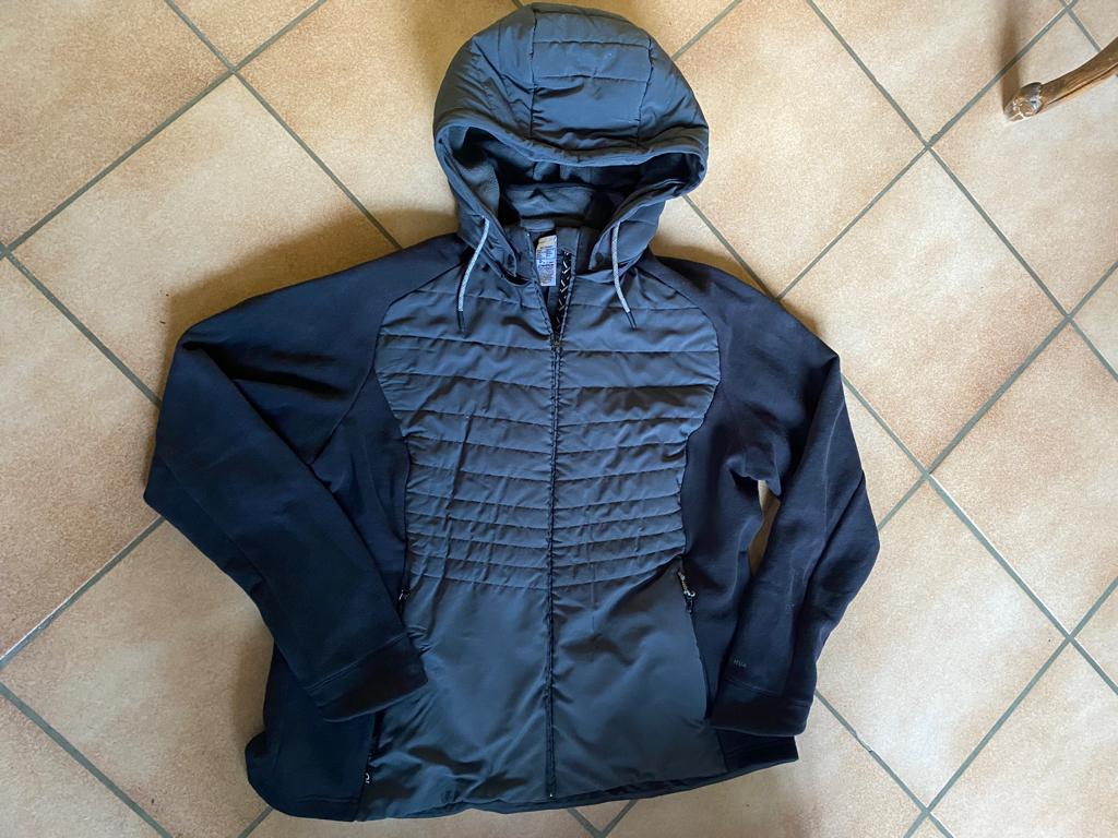 Quechua veste 2XL noir bi-matière coton hoodie Comme neuf, Taille 46/48 (XL) ou plus grande, Comme neuf, Quechua, Noir
