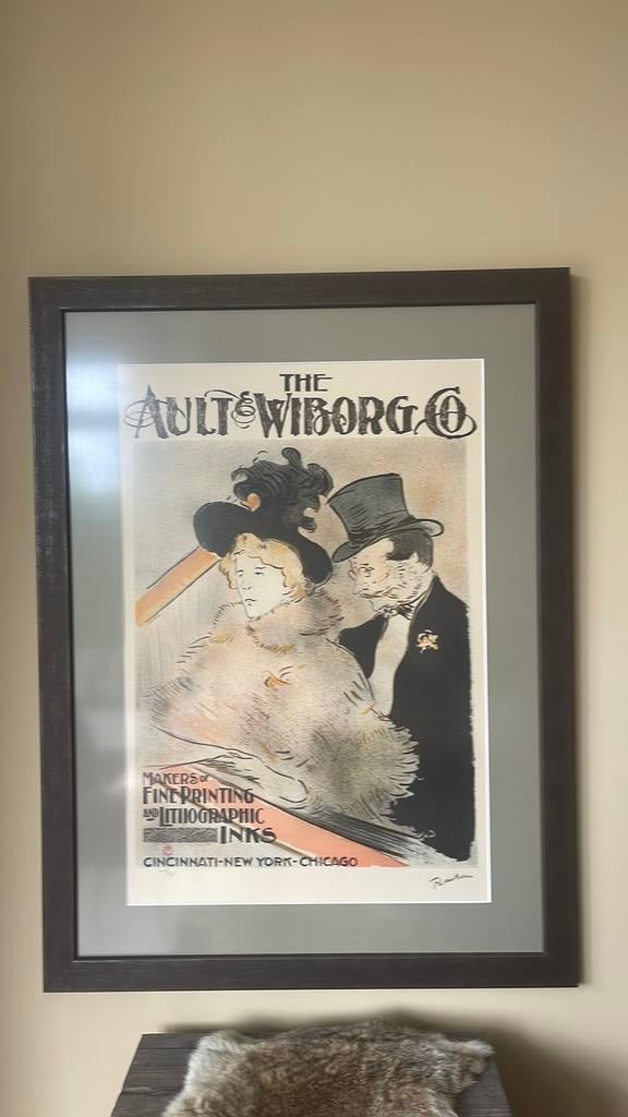 Toulouse-lautrec litho ( steendruk), Antiek en Kunst, Ophalen